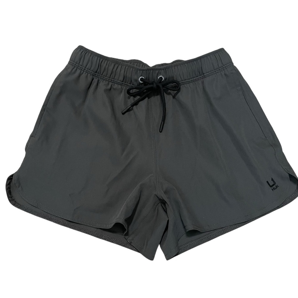 Huk Women's Athletic Shorts in Dark Gray